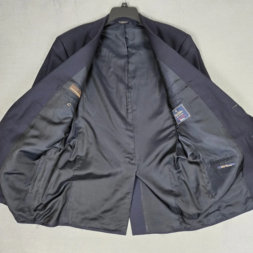 Brooks Brothers Suit Mens 44L 35x35 Golden Fleece‎ Madison Vitale Full Canvas